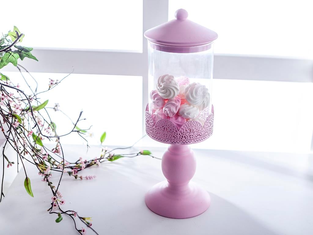 Candy ДЕКОРАТИВНА ЗАХАРНИЦ Ковано желязо Light Pink,