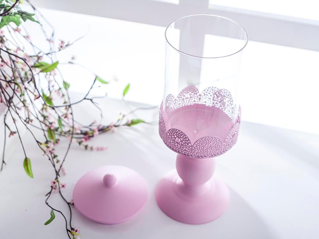 Candy ДЕКОРАТИВНА ЗАХАРНИЦ Ковано желязо Light Pink,