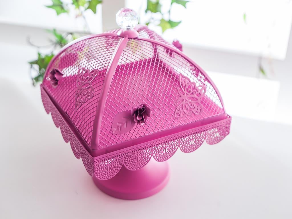 Carla ФАНУС ЗА КЕКС Квадратна Ковано желязо DarkPink