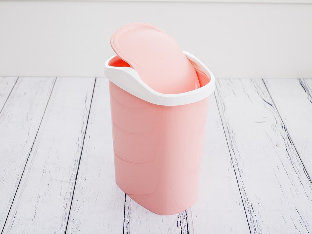 Carla КУХНЕНСКИ КОШ ЗА СМЕ С пластмасов капак Пластмасов Pink