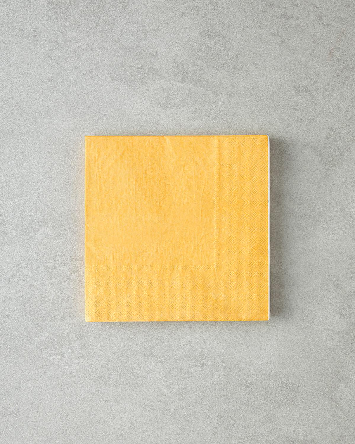 Carnival Хартиени Салфетки 20 бр. Хартия 33x33 см Горчица