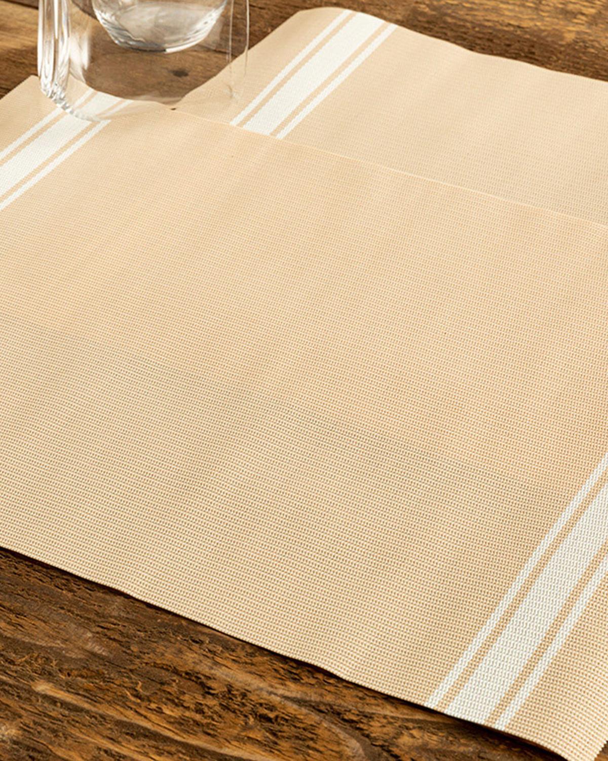 Celeste Американзки Сервиз 4 Бр., Pvc, Бежово, 30 X 45 Cm