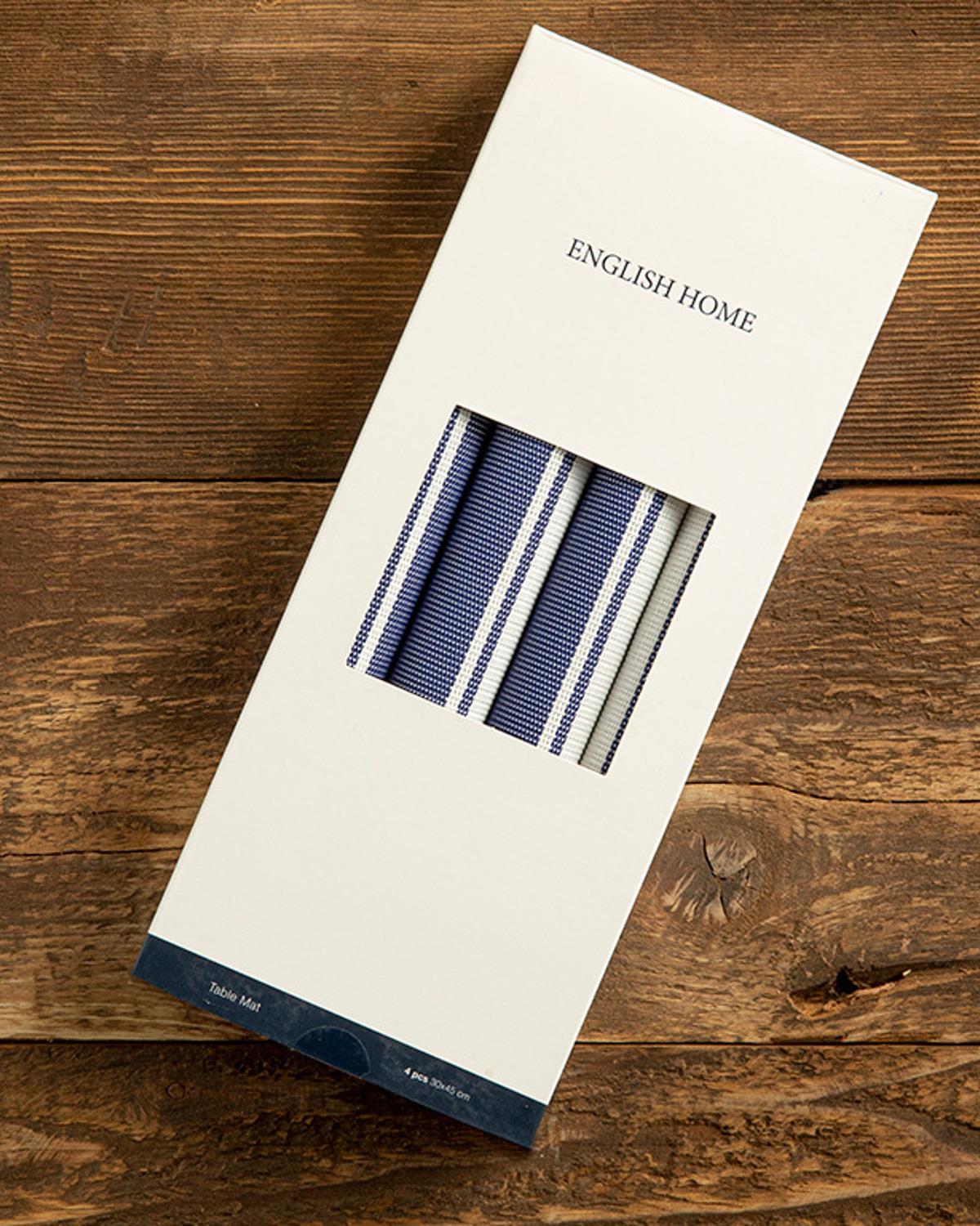 Celeste Американзки Сервиз 4 Бр., Pvc, Синьо, 30 X 45 Cm