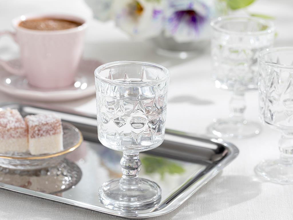 Cesca Водна Чаша За Сервиране С Кафе 6 Бр., Стъкло, Прозрачен, 60 Ml