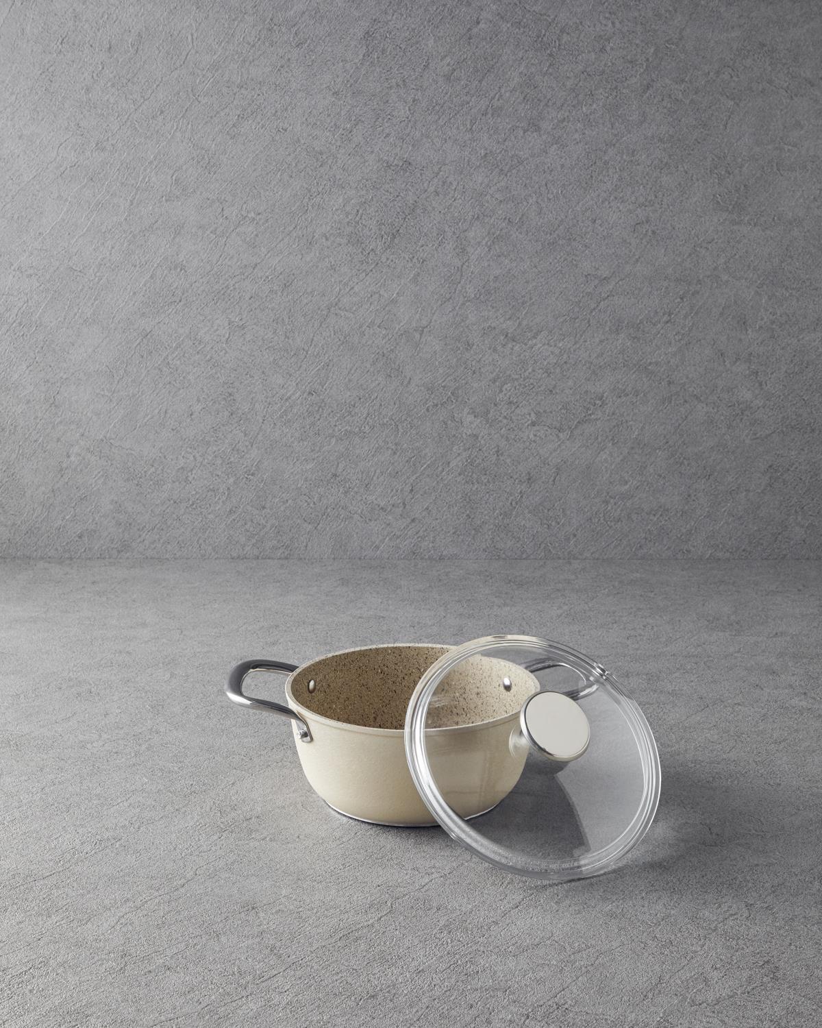 Charm Тенджера Дълбок Алуминий 20 см Бежов