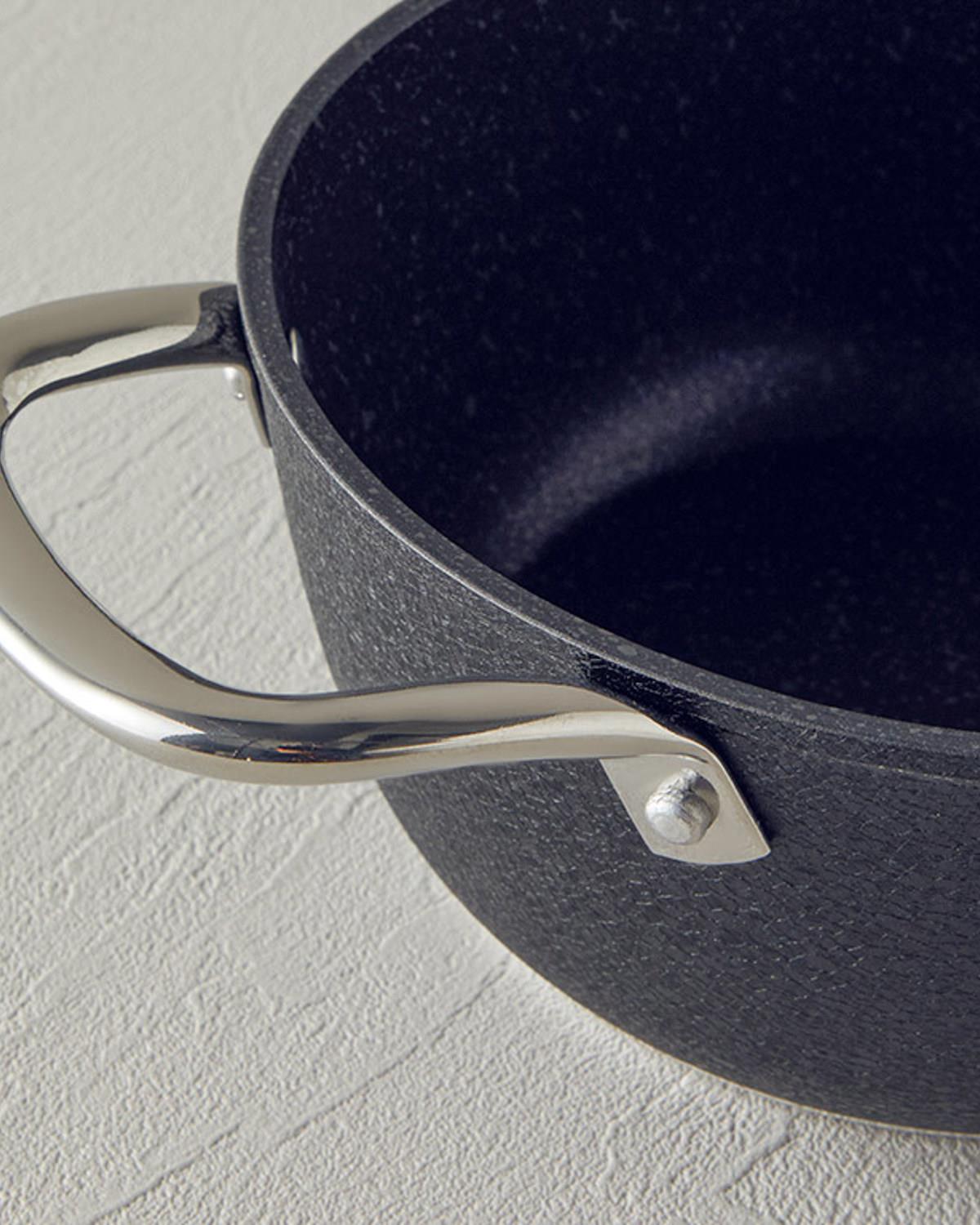 Charm Тенджера Дълбок Алуминий 20 см Черен