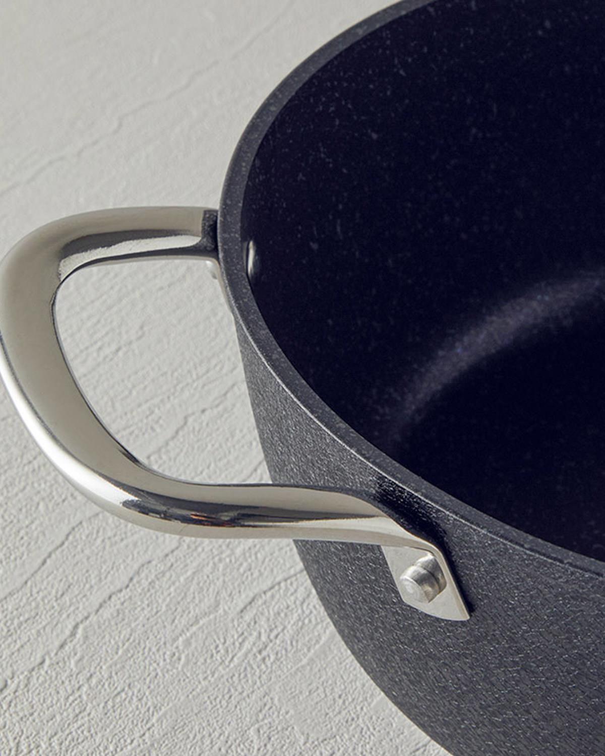 Charm Тенджера Дълбок Алуминий 24 см Черен