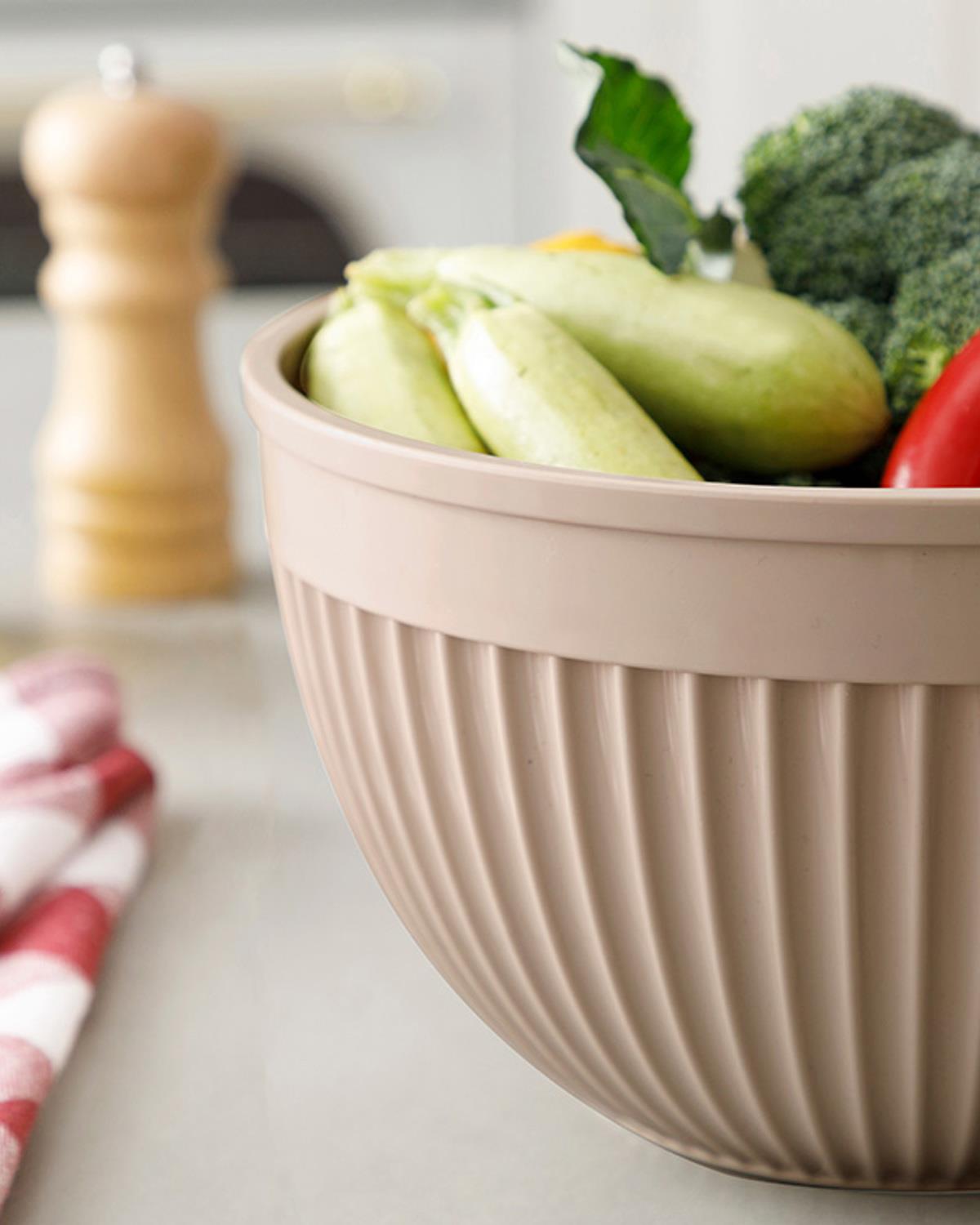 Charming Кутия За Съхранение Пластмаса 4 л Бежов