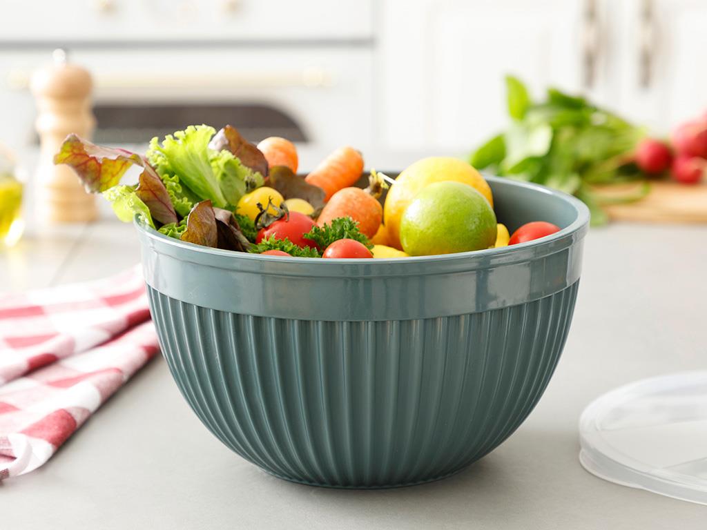 Charming КУТИЯ ЗА СЪХРАНЕНИЕ Пластмасов 4L Dark Celadon