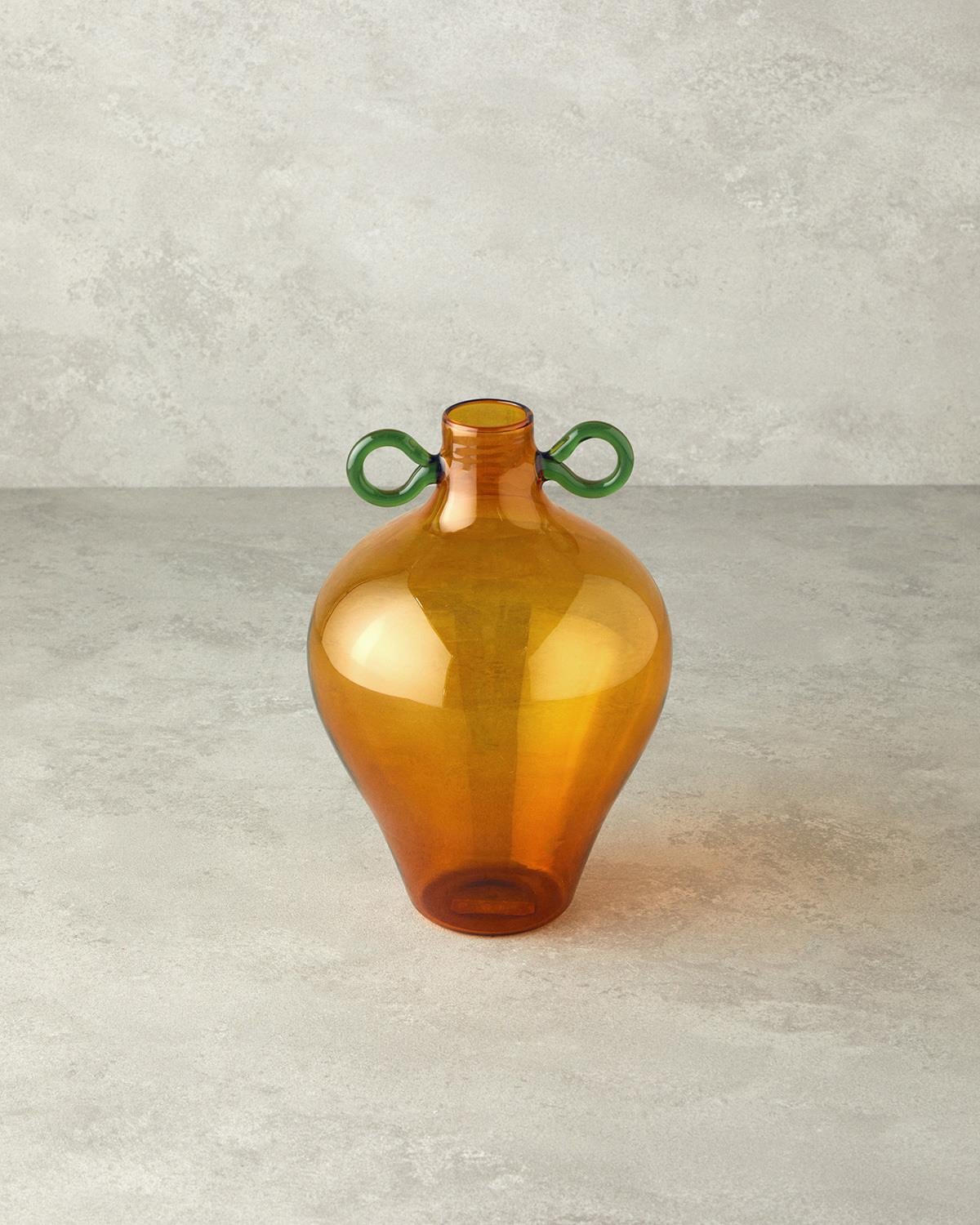 Chera Ваза Боросиликат 23X16 см. Кехлибар