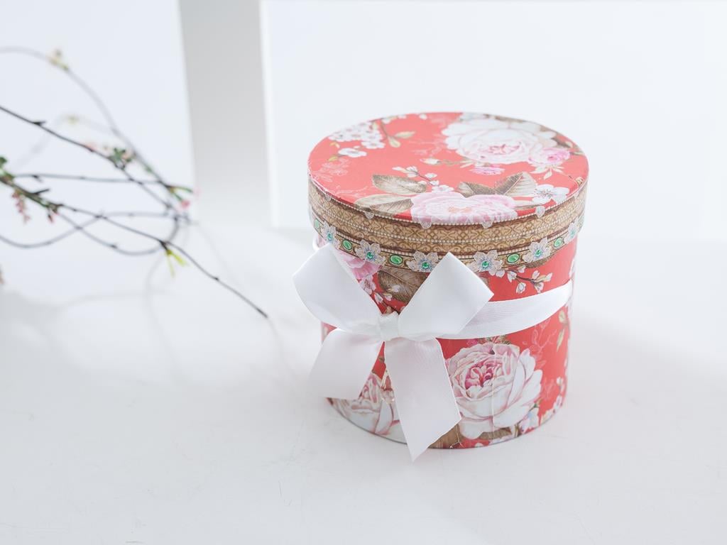 Cherry Blossom Чаша С крака Порцелан . Червен