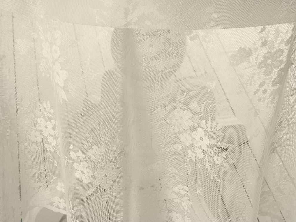 Cherry Blossom Покривка за Маса Плетиво 180 cm Champagne