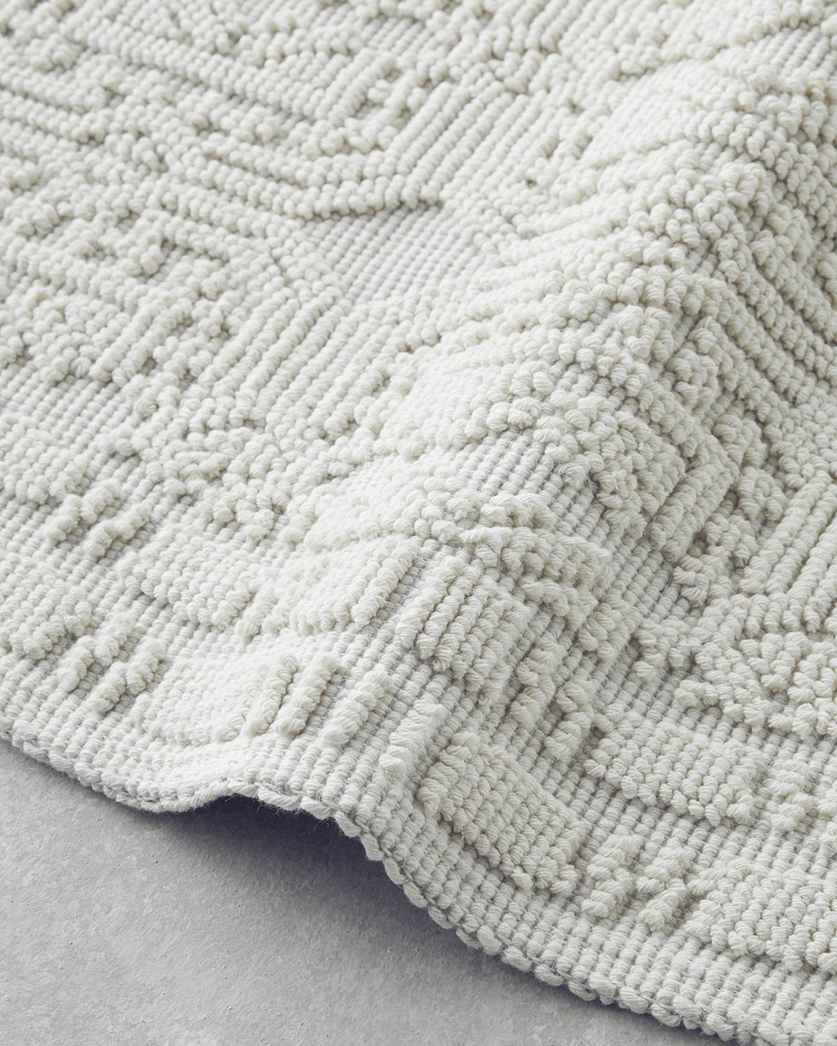 Chester Cottony Rug 110x110 cm Cream
