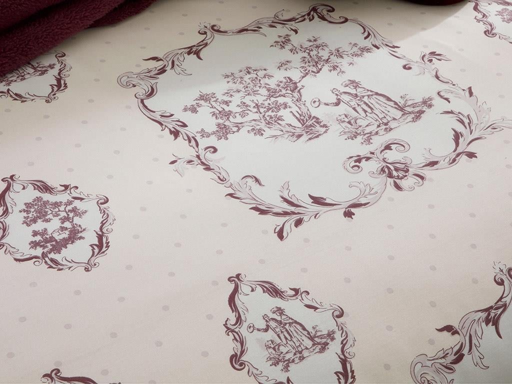 Chic Tuile КОМПЛЕКТ СПАЛНО БЕЛЬ Супер крал Памучен 260x220 cm Дамсън