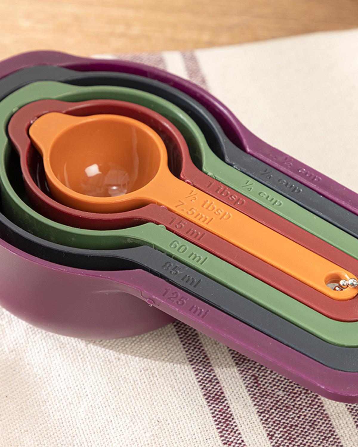 Cipso Rose Мерителна Чаша 5 части Пластмаса Шарен