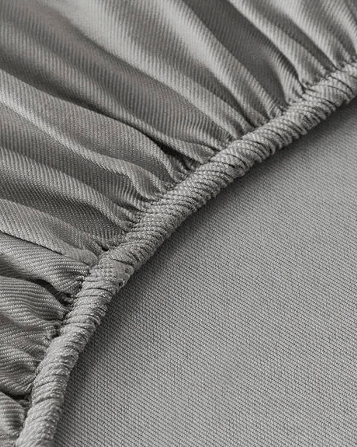 Classy Чаршаф С Ластик Единичен Кепър 100x200 см Антрацит