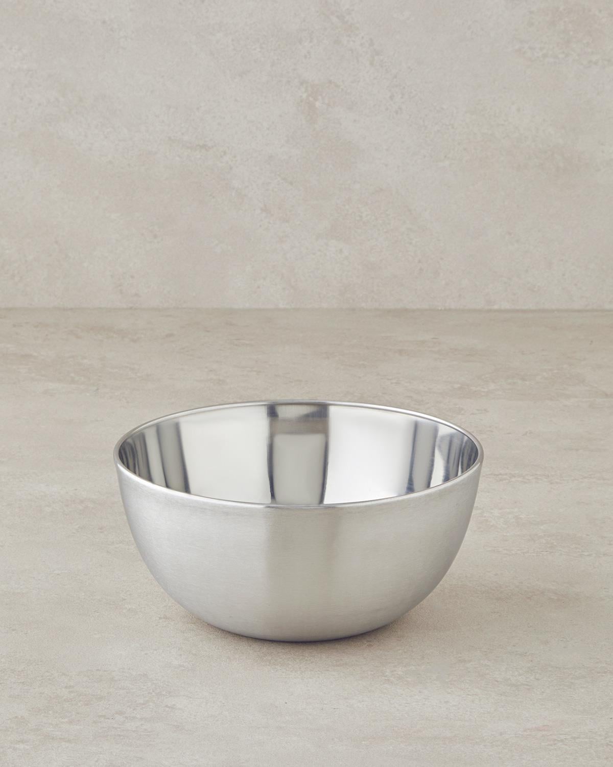 Clave Stainless Steel Bowl 20 cm Silver