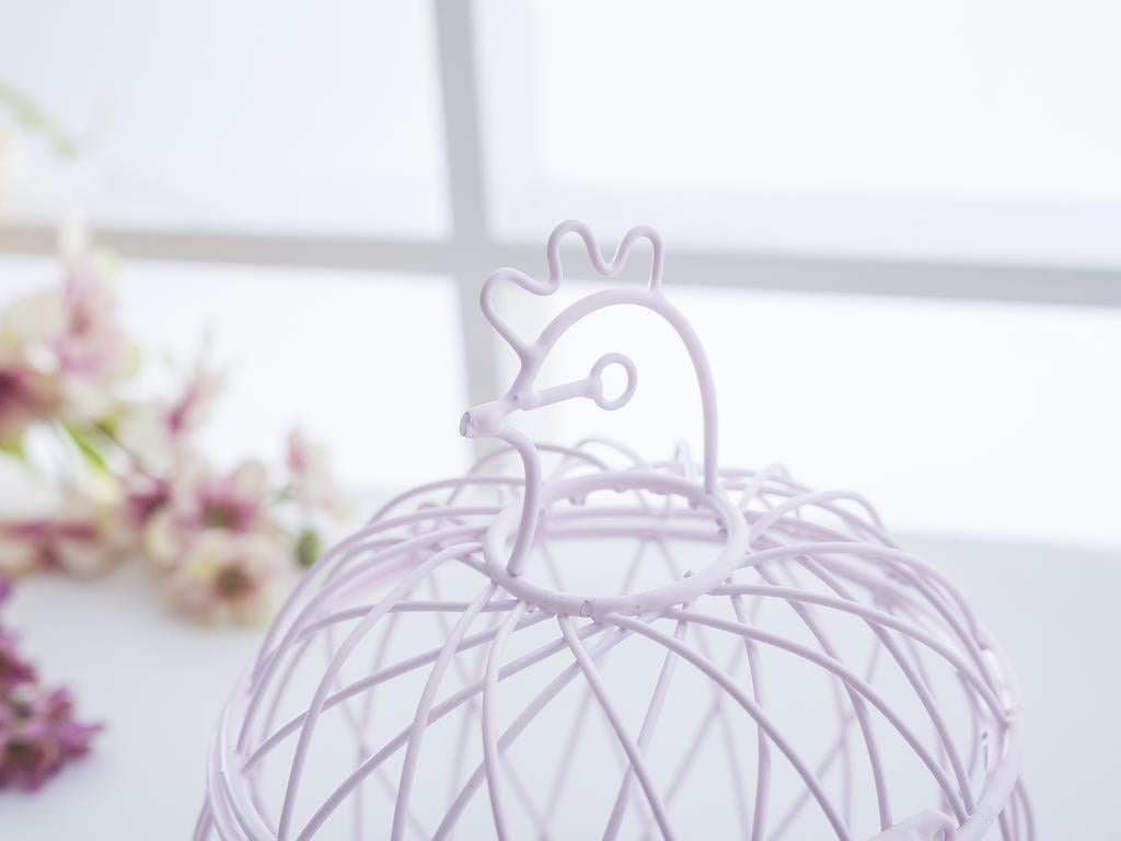 Clayto ПОСТАВКА ЗА ЯЙЦА Ковано желязо Light Pink,