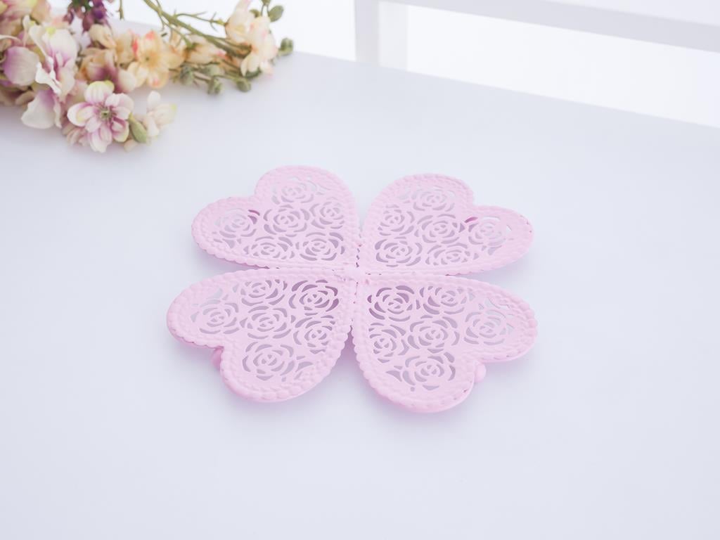 Clover НИХАЛЕ Детелина Ковано желязо 20,0x20,0x1,4 cm Pink