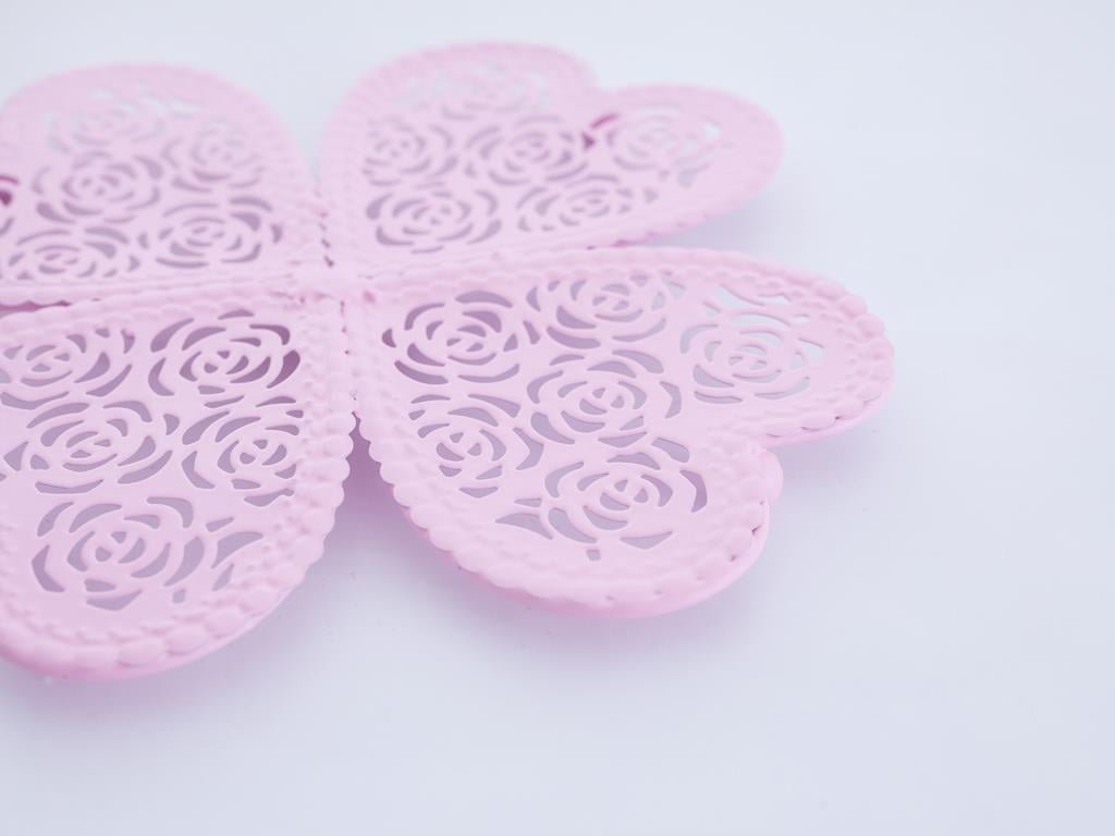 Clover НИХАЛЕ Детелина Ковано желязо 20,0x20,0x1,4 cm Pink