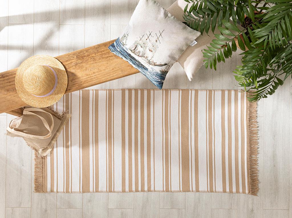 Coastal Views КИЛИМ Двустранен Тъкан 80x150 cm Beige
