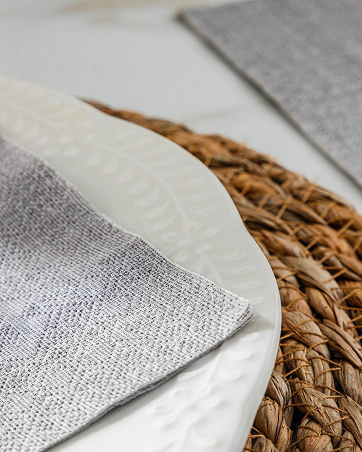 Colette Paper 20 Set Tissue Napkin 33x33 cm Gray