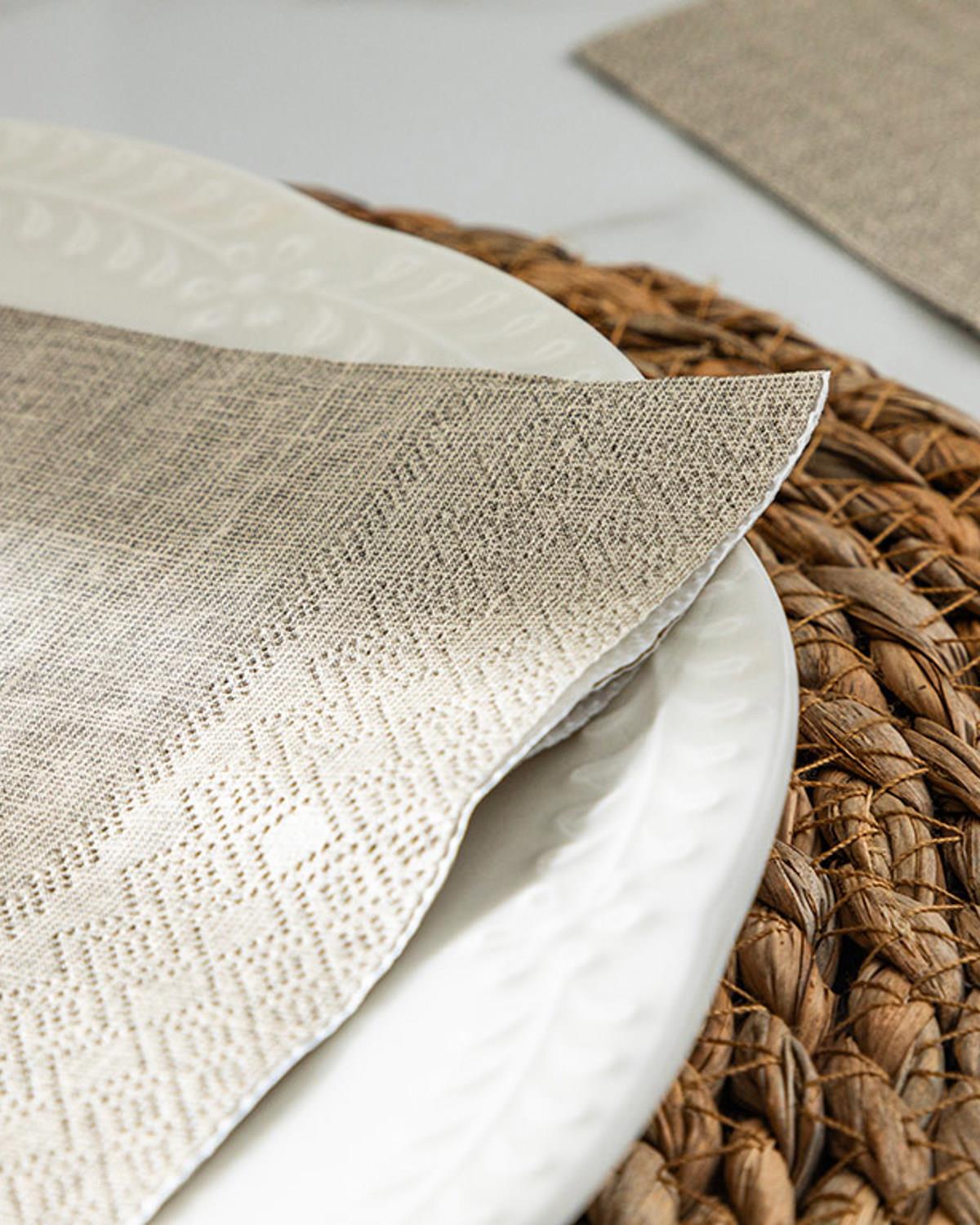 Colette Хартийни Салфетки 20 Бр., Хартия, Бежово, 33 X 33 Cm