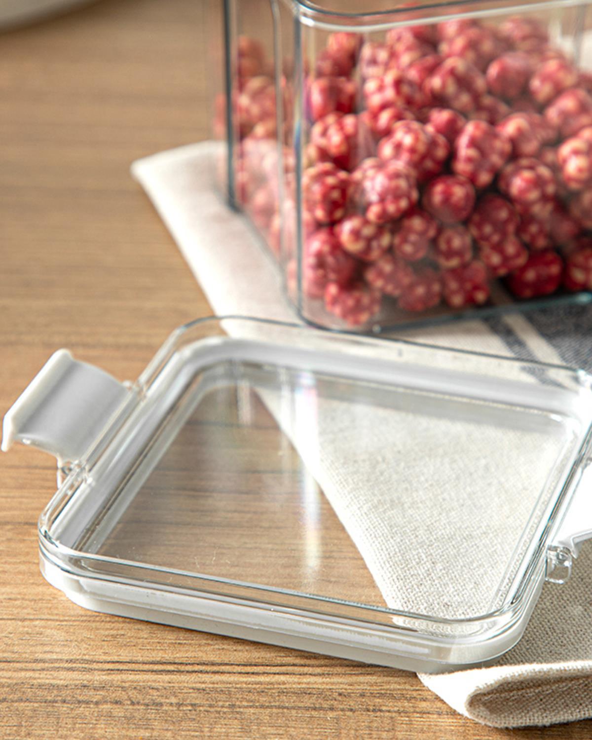 Colorato Съд За Съхранение 2 бр. Акрил 700 мл Сив