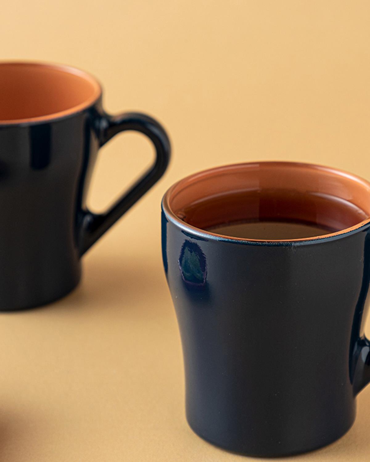 Colorest Чаша 2 бр. Стъкло 210 мл Оранжев - Морскосин