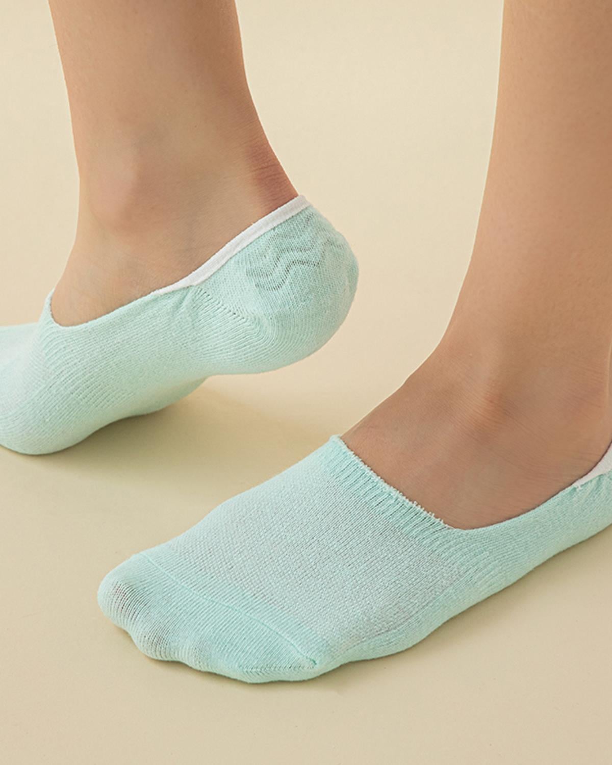 Conner Чорапи Бабет Дамски 3 Бр., Памучен, Екру-Синьо, 36-40