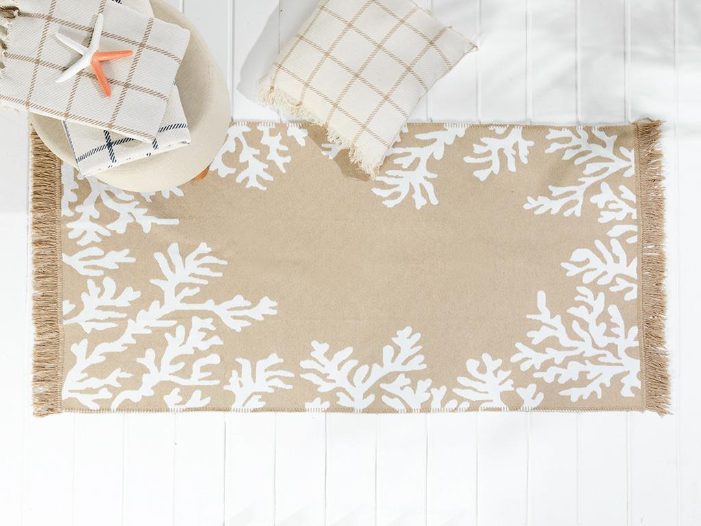 Coral КИЛИМ Тъкан 80x150 cm Beige