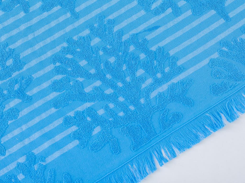 Coral ПЛАЖНА ХАВЛИЯ Жакардов 80x150 cm Blue.