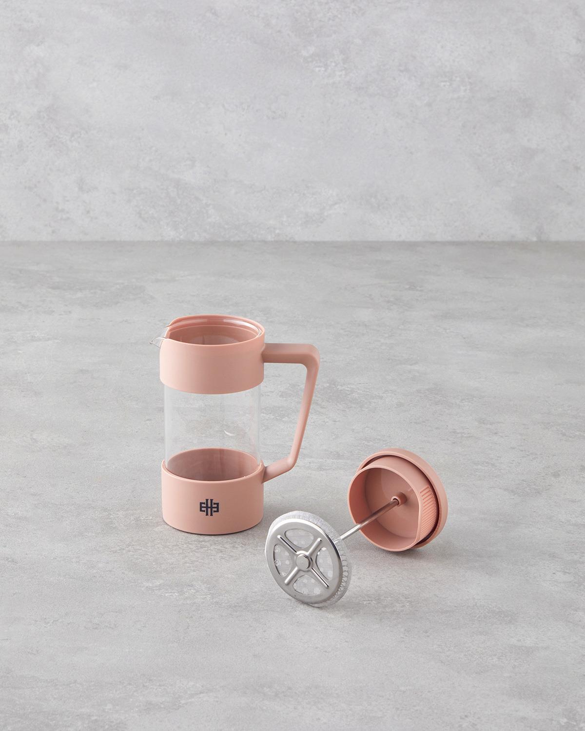 Corazon Френска Преса Боросиликат 350 мл.. Оранжев