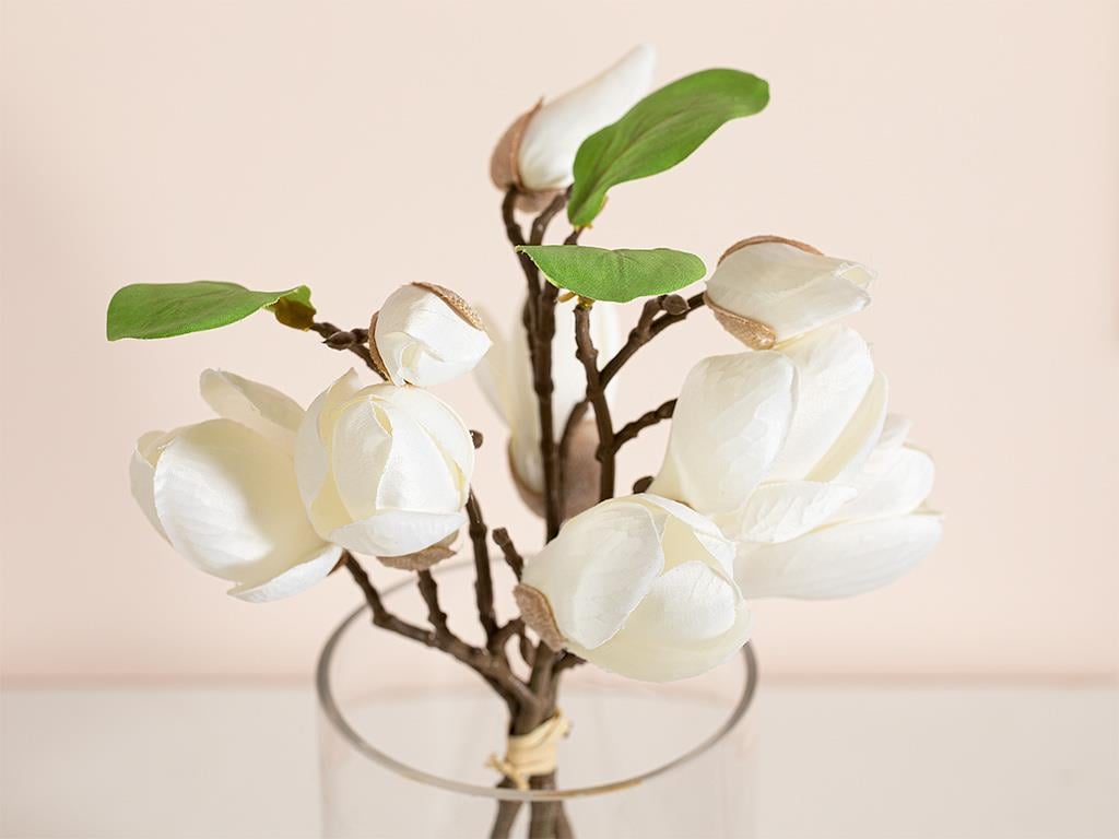 Corolla ЕДНА КЛОНКА ИЗКУСТВЕ Плат 28 cm White