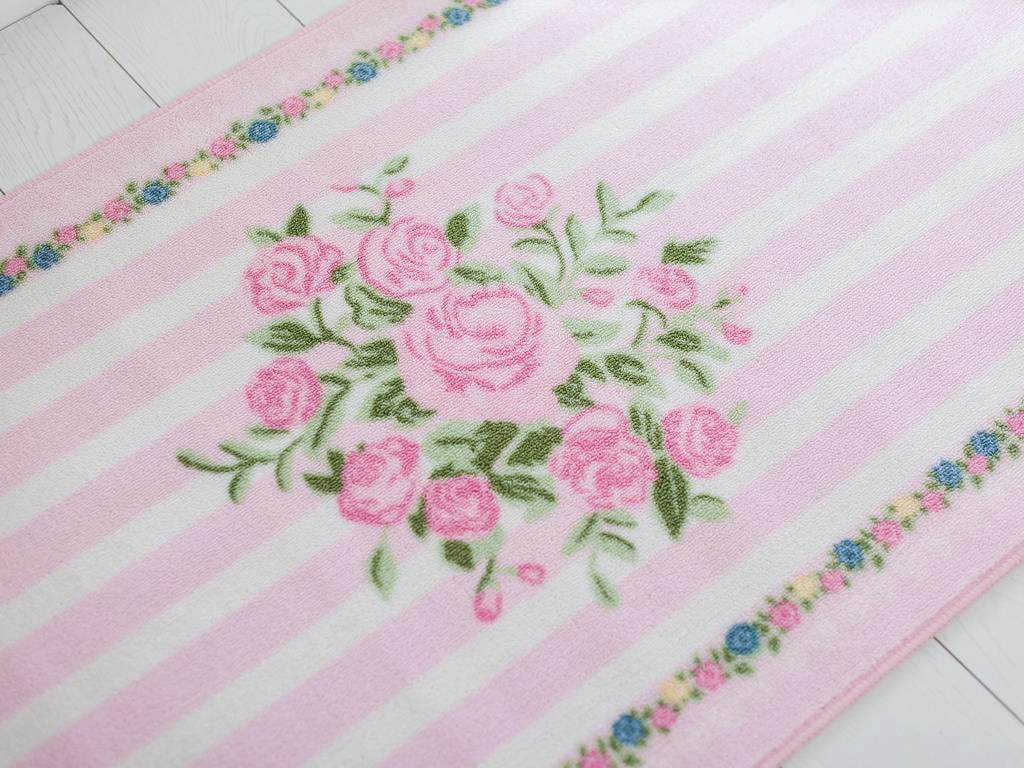 Courtney КИЛИМ Нехлъзгаща се Отпечатано 80x150 cm Pink