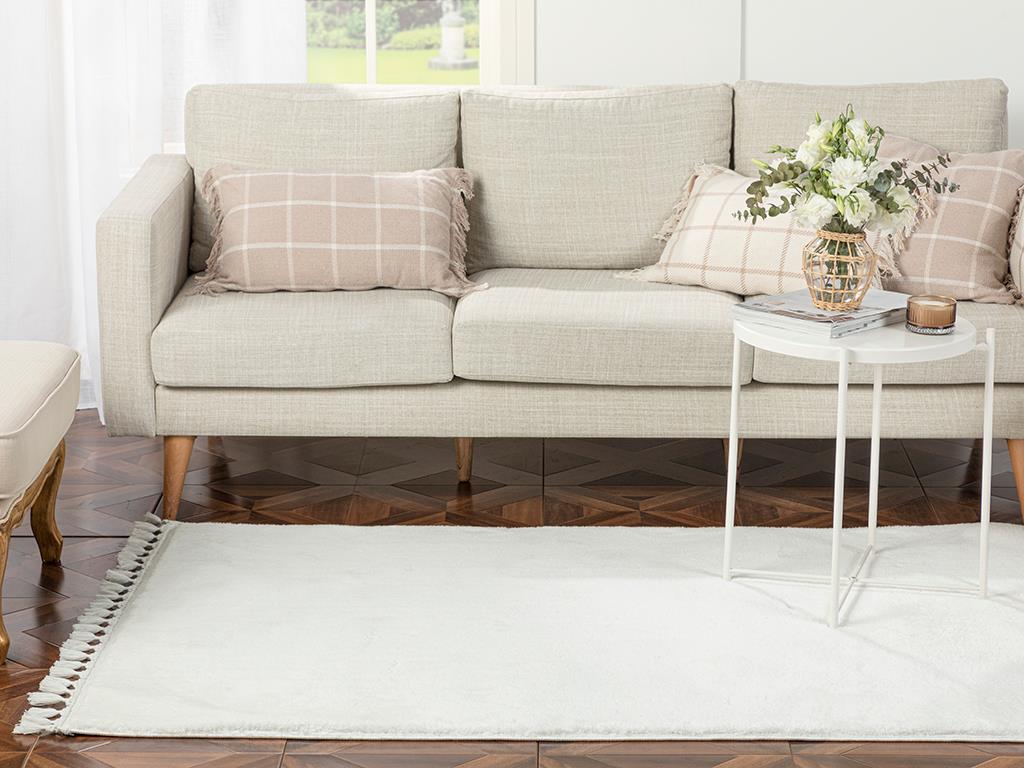 Cozy Plaid КИЛИМ Плюш 80x150 cm Ecru