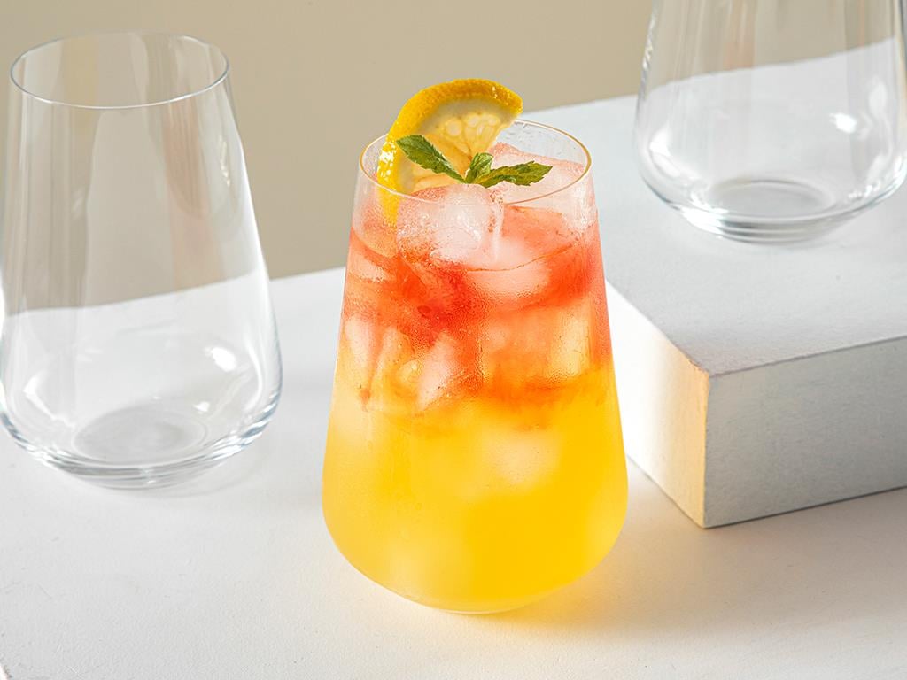 Cozza Чаша 3 бр. Кристалин 380 мл Прозрачен