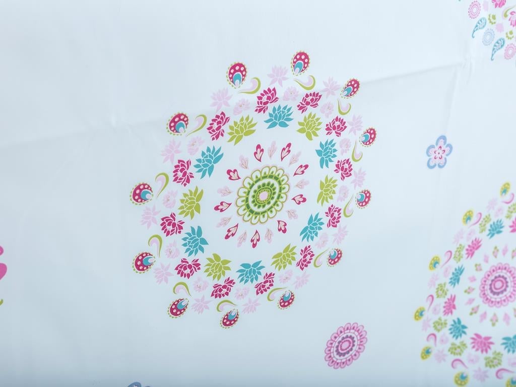 Creole Покривка за Маса ПВЦ 100x140 cm White-Green