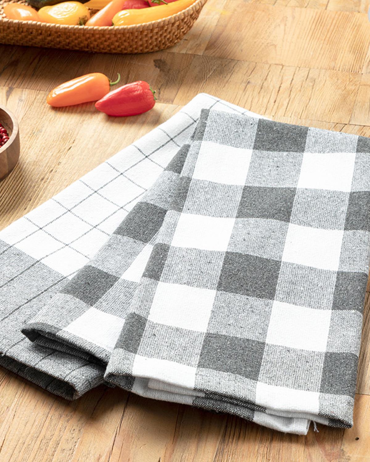 Crystal Кърпа За Сушене 2 бр. Памучен полиестер 40x60 см Антрацит