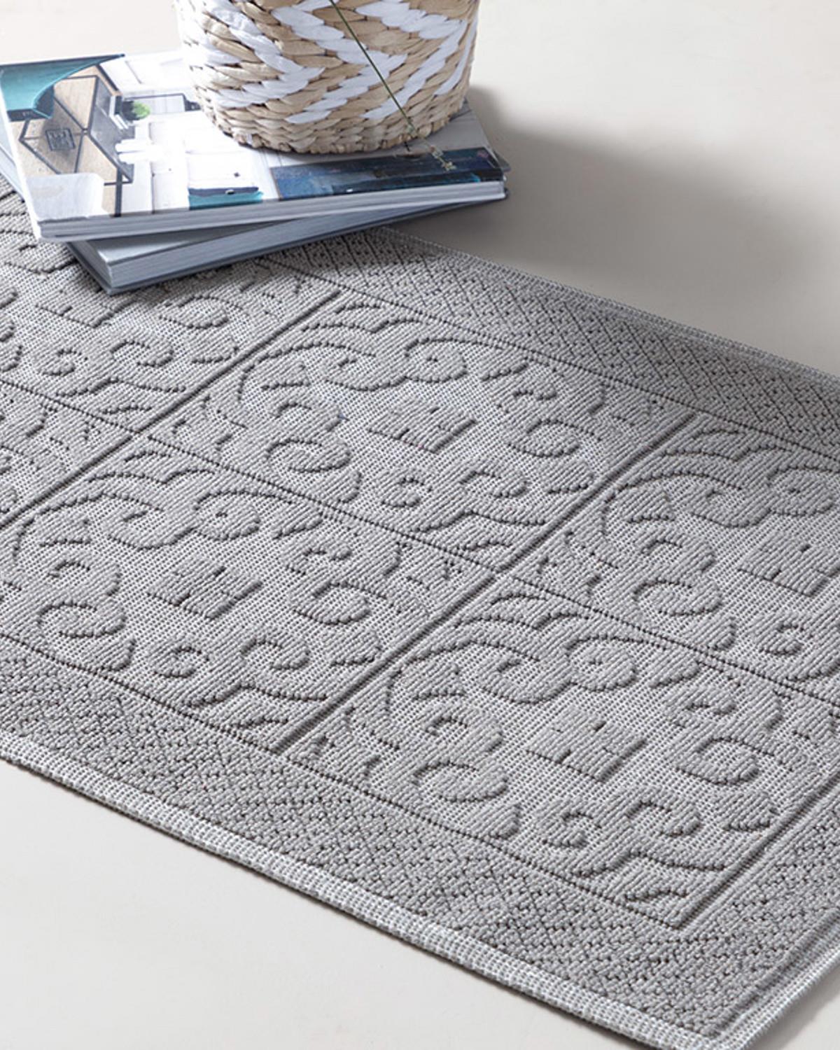Curl Килим Памучен 50x80 см Бежов