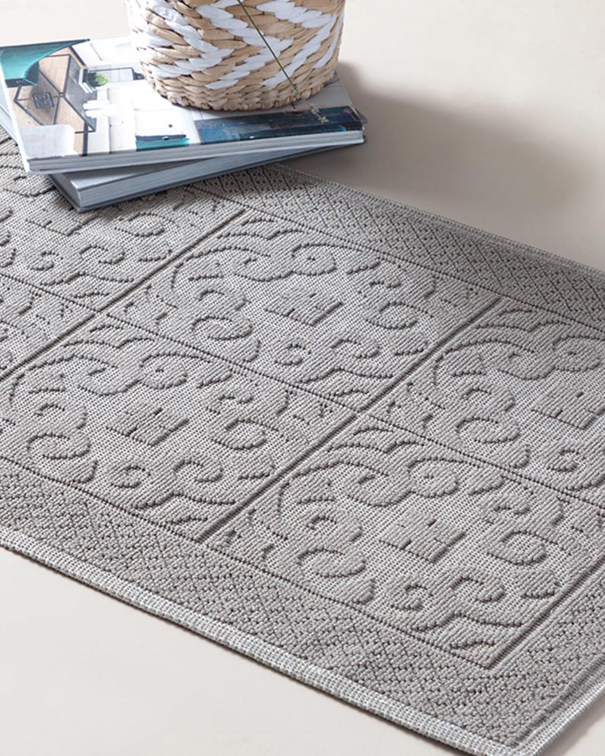 Curl Килим Памучен 60x100 см Бежов