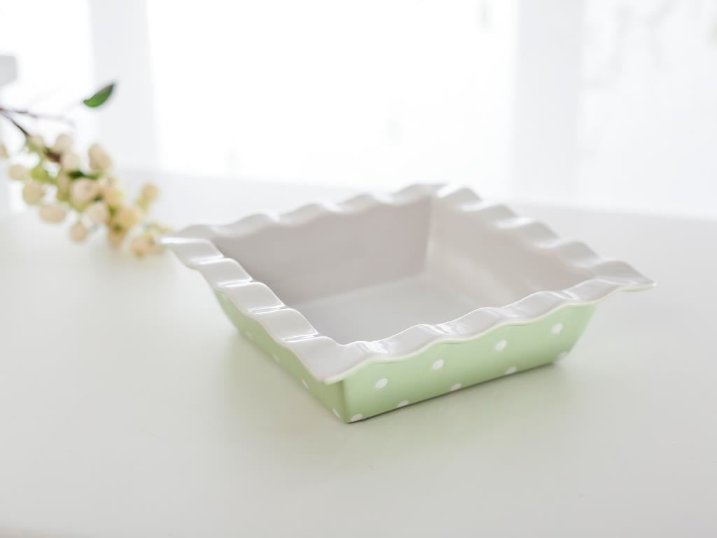 Curly ТЕПСИЯ ЗА ФУРНА Stoneware Green