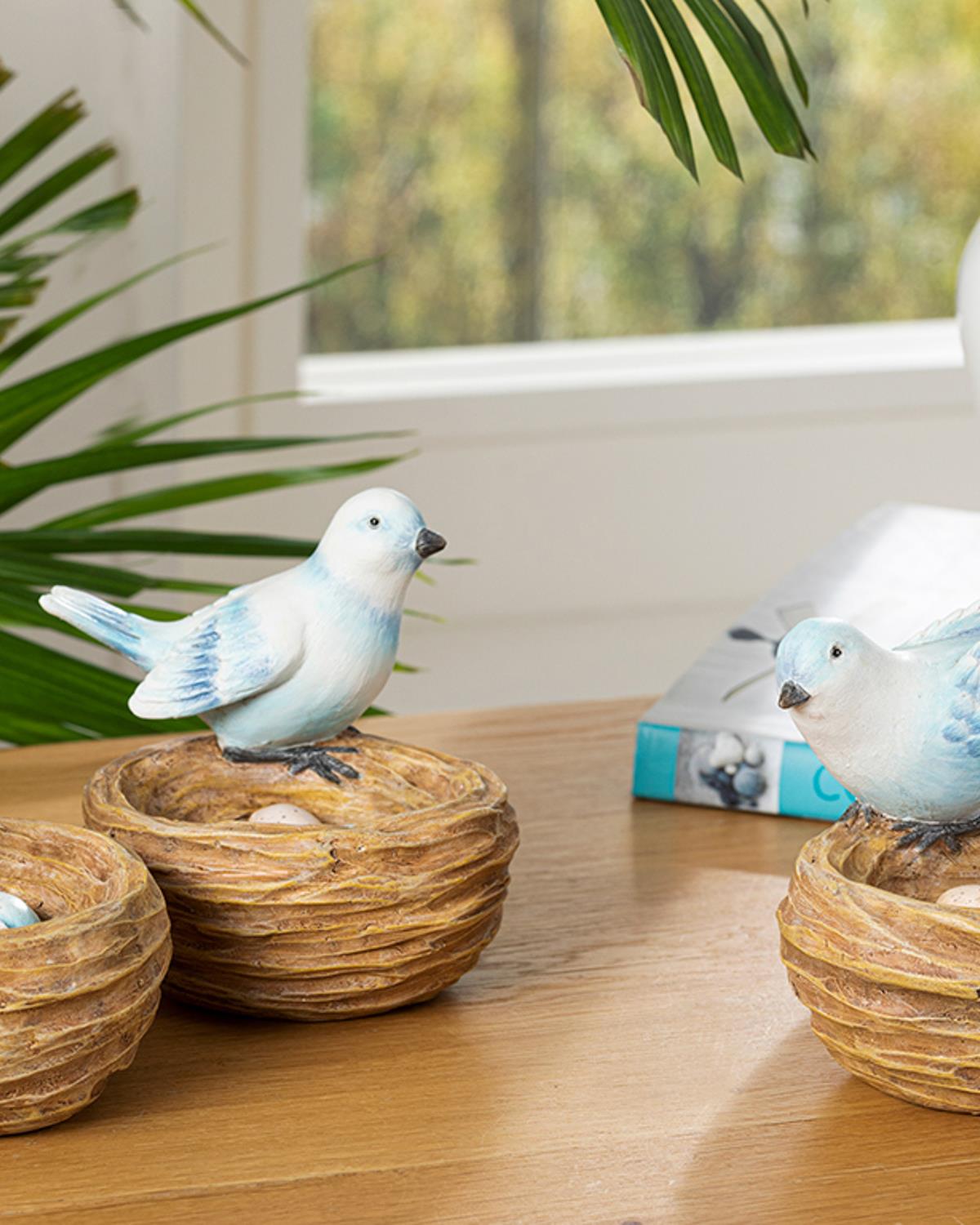 Cute Birds Фигурка Полирезин 11*10*10.8 см Син