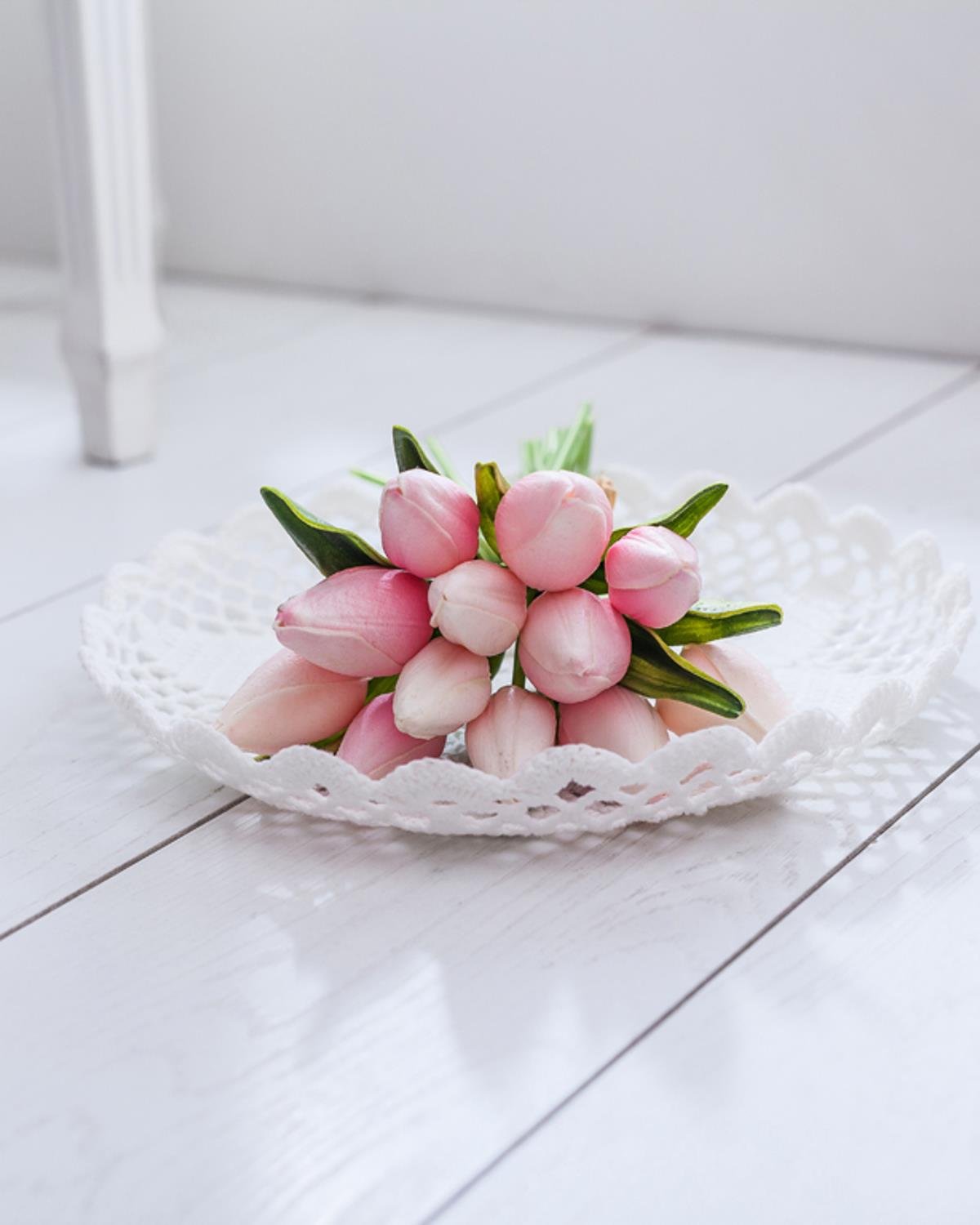 Daisy Кошница Малък На една кука 26x4 см Бял