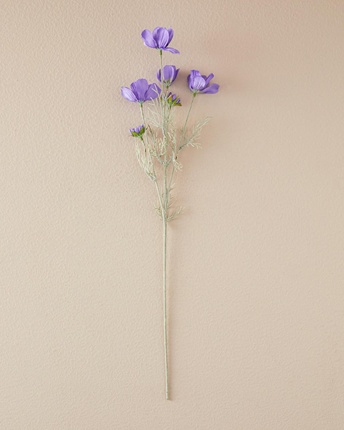 Daisy Изкуствено Цвете Един Стрък 62 см Виолетов..