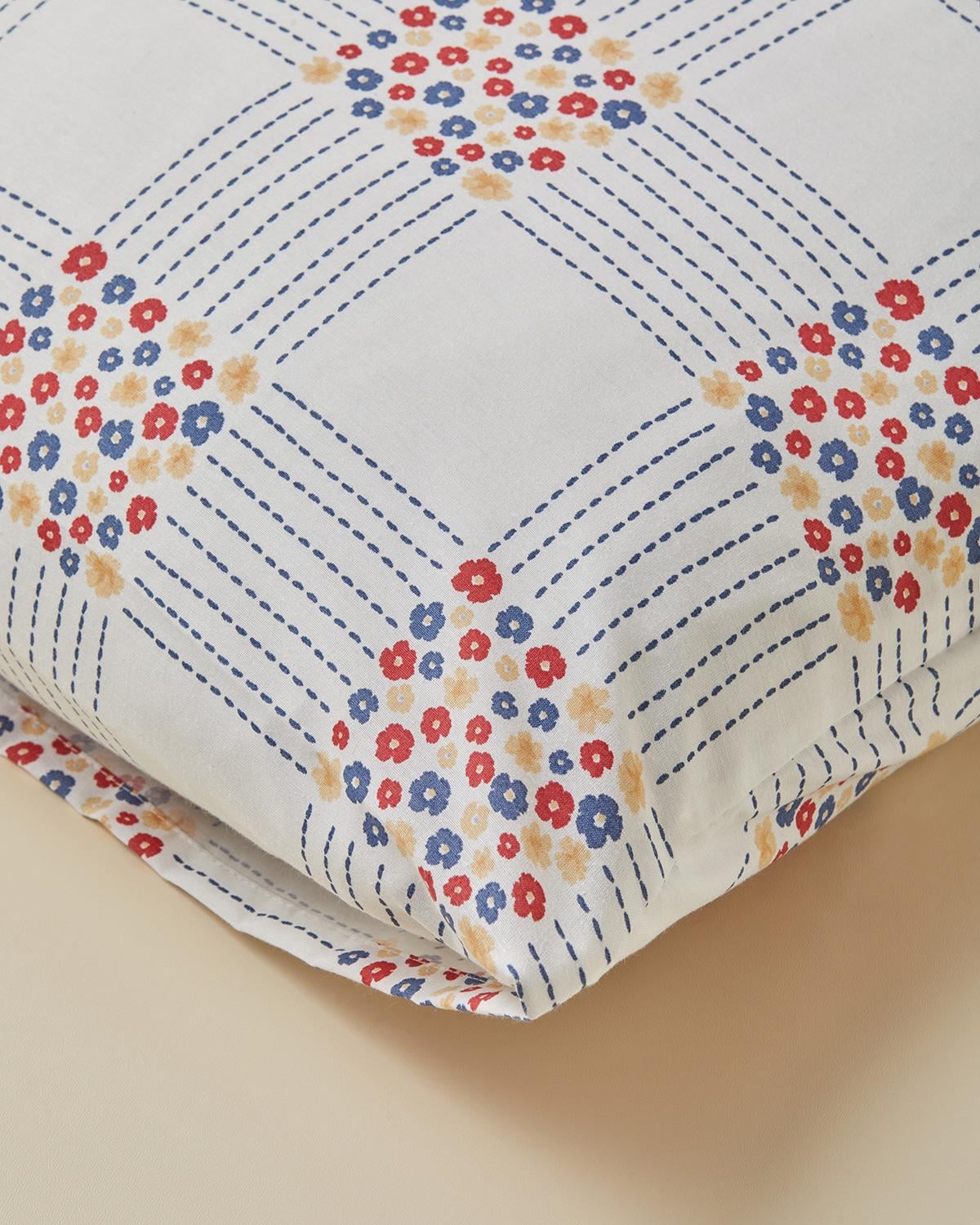 Калъфка За Възглавница 2 бр. Лесно за гладене 50x70 см Червен - Син