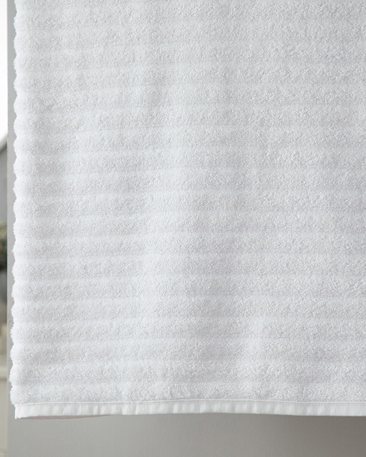 Dalgalı Хавлия За Баня Wave, Мека Текстура, Бяло, 90 X 150 Cm