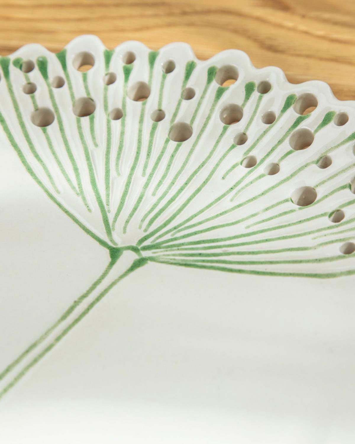 Dandelion Декоративна Чиния 20.6x20.6x2.4 см Бежов