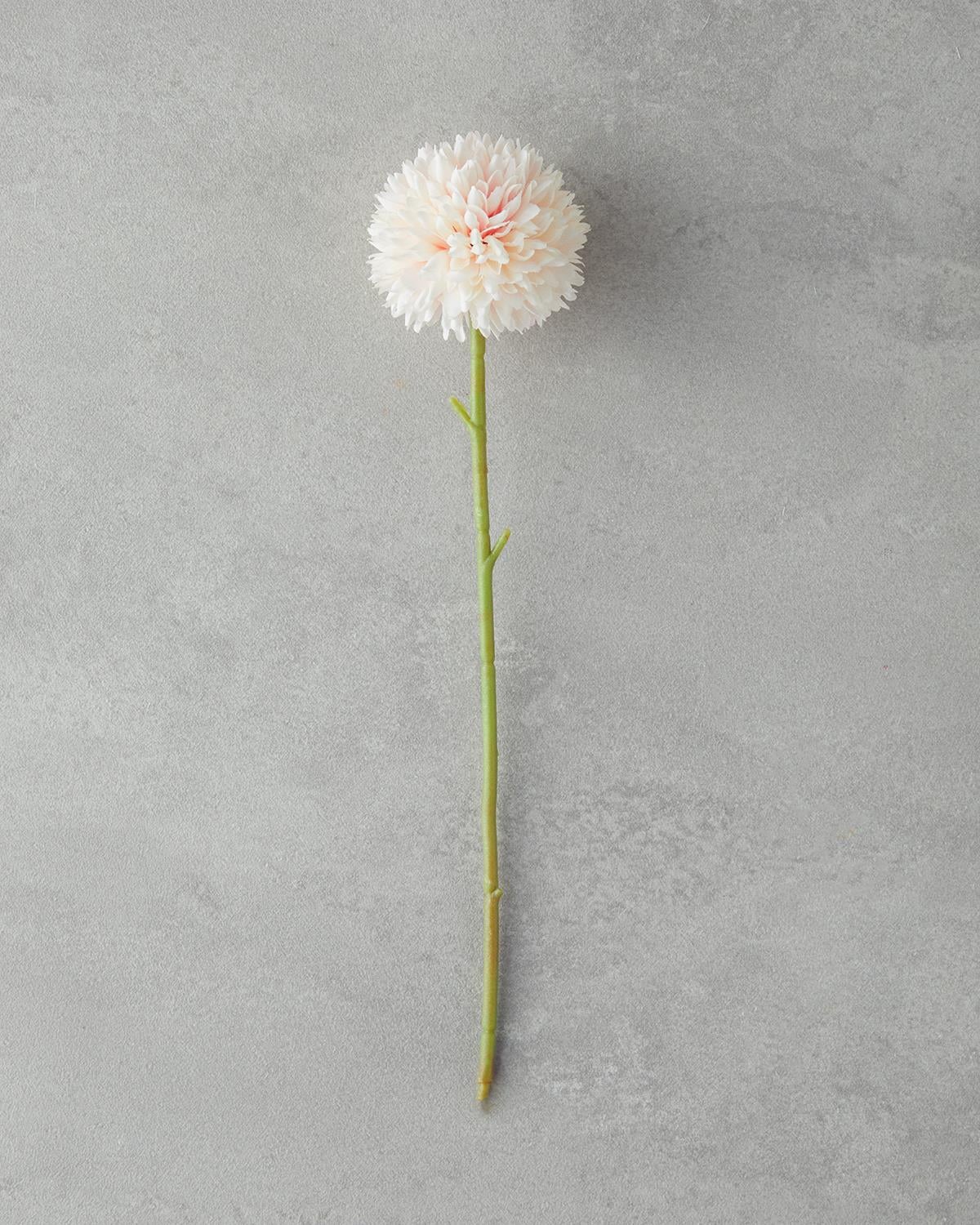 Dandelion Изкуствено Цвете Един Стрък 28,5 cm Пудра