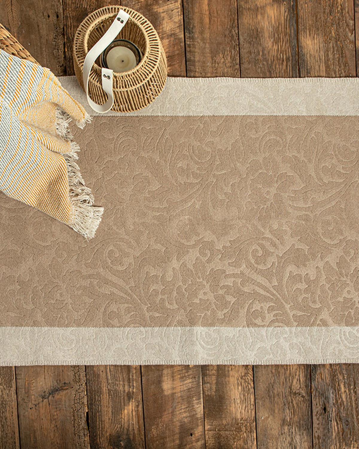 Deco Килим Тъкан 60x100 см Бежов